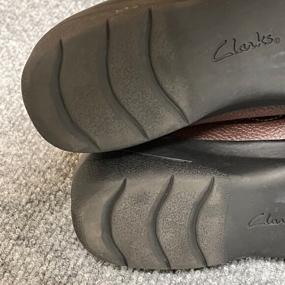 Clarks Cheyn Madi‎ Flats Brown Leather Women Size 6 - Picture 11 of 14